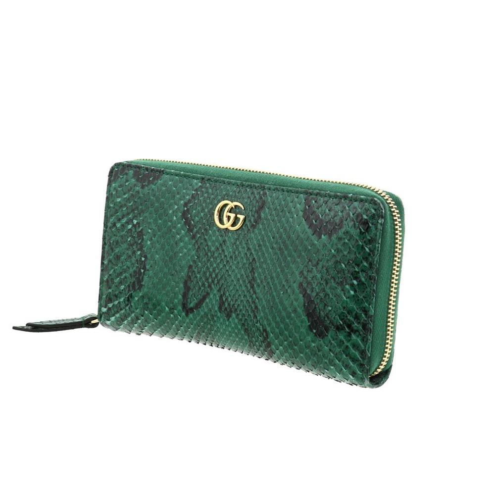 Gucci Python Zip Around Wallet Long Petite Marmon… - image 2